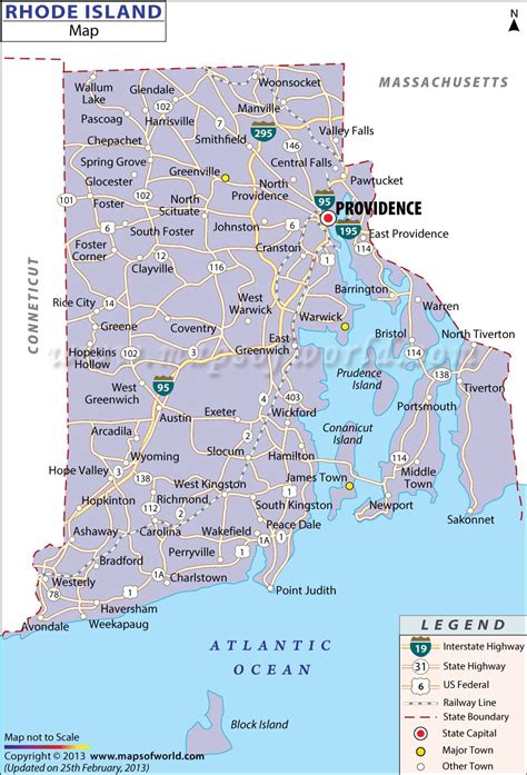 rhode island cities|Map of Cities in Rhode Island, List of RI Cities by Population.